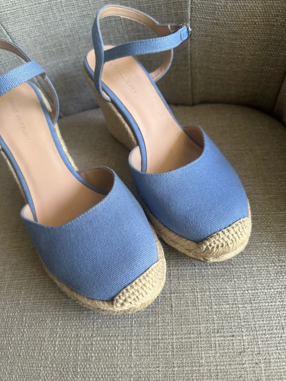 Stuart Weitzman Mykonos Closed-Toe Espadrille Wedges - Picture 2 of 7